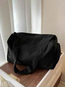 Sports Yoga Backpack, Large Capacity, Lightweight, Short-Trip Storage, Dry-Wet Separation Travel Bag, Waterproof - Black - View 1