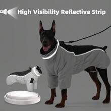 Dog Winter Warm Jacket, Windproof Dog Coat, Reflective High Collar Dog Winter Jacket Snowproof, Full Wool Coat, Suitable For Small, Medium, Large Pets - Multicolor - View 10