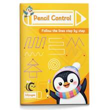 Pencil Control Tracing Notebook, Step-By-Step Line, Curve, Zigzag, Spiral & Shape Practice, Pre-Writing Handwriting Preparation, Fine Motor Skill Training Activity For Home Learning And Classroom Practice - Pencil Control Tracing - View 8
