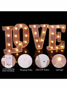 22CM/8.66IN Large LED Glowing Letters/Numbers, Pink Flashing LED Letter Lights, Includes 26 Letters, 0-9 Numbers, Pink Glowing Letters, Battery Powered, Flashing Letter Lights, Suitable For Party, Desktop, Wall Decoration - Baby Room Decoration - Autumn Home Decor - Halloween Decoration - Pink - View 10