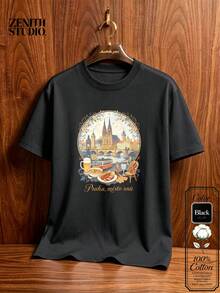 Men T-Shirts - Black - View 2