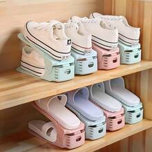 10pcs Adjustable Plastic Shoe Rack - High Quality Space-Saving Entryway, Hallway, Living Room, Bedroom, Bathroom Storage Organizer - Ideal Storage Solution For Home And Dorm, Simple And Convenient - View 8