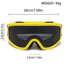 2PCS Ski Goggles For Teens And Adults, Winter Snow Village Outdoor Skiing Goggles, UV Protection Windproof Sandproof Protective Eyewear, Snow Sports Cycling Protective Glasses, Single/Double Board Play Unisex Ski Goggles Combo Set - A - View 7