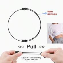 1Pc/2/4Pcs Adjustable Drawstring Waist Clip, Invisible Hem Tightener, Sweatshirt Shortener, Hoodie And Sweatshirt Waistband - Multicolor - View 4