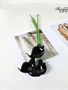 1件/3件 人造馬蹄蘭，優雅風格，適用於婚禮、居家與房間裝飾、臥室布置、戶外花園、花環、婚禮花藝、桌面中心裝飾、秋季裝飾、教師禮物與萬聖節 - 彩色 - 查看 17