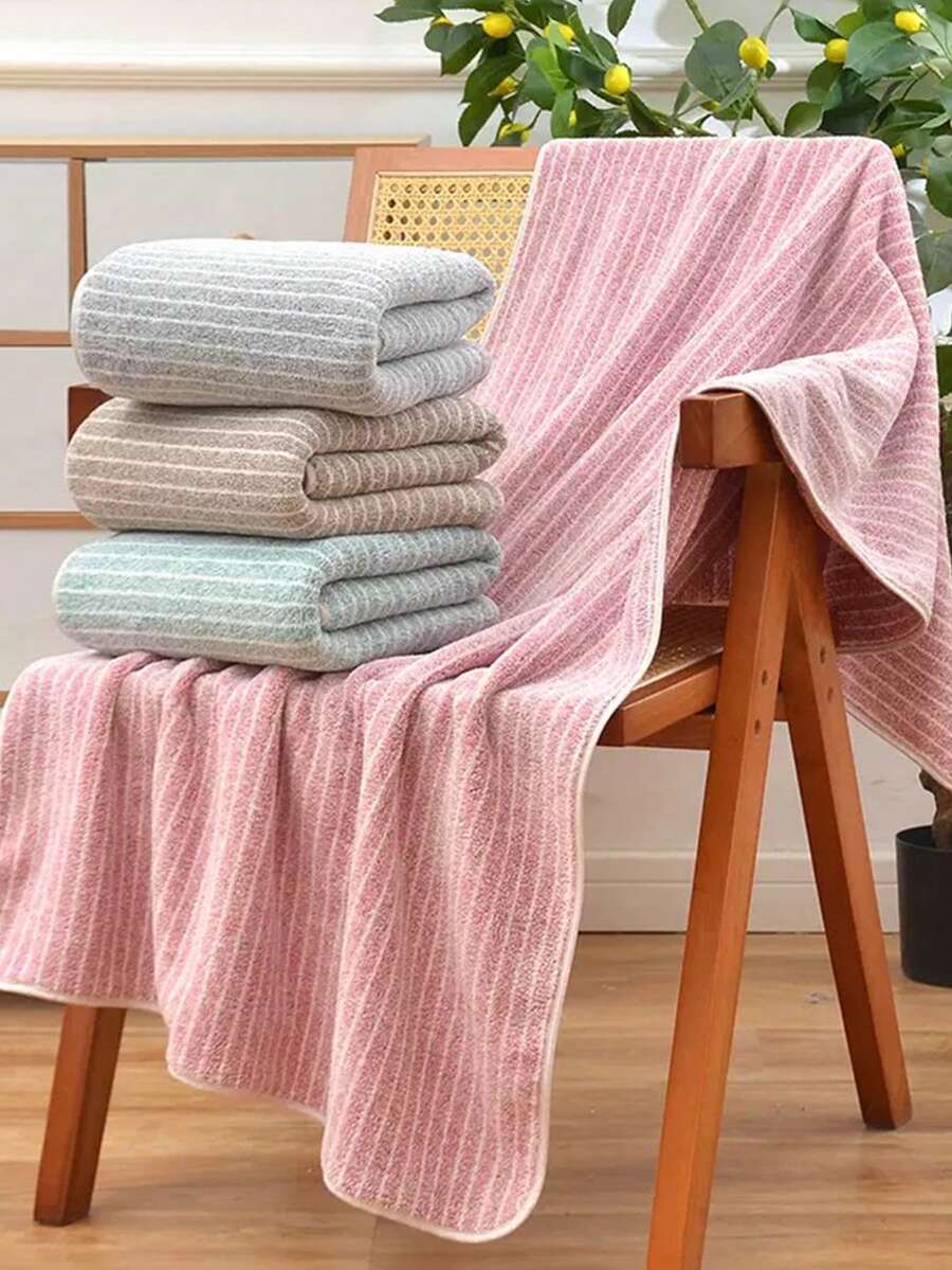 New Wearable Coral Fleece Bath Towel, Full Body Wrap, Absorbent And Lint-Free, Large Towel For Home And Daily Use - Multicolor - View 1