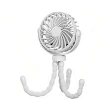 YAIUZGOO Clip-On Car Fan With LED Display - Rechargeable, Multi-Function Personal Air Circulation, Suitable For Office, Car, Under Umbrella And Travel - A - View 12