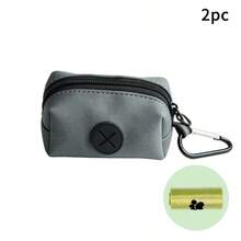 1pc Portable Dog Poop Bag Dispenser, Easy-Tear Pet Waste Bag Storage Box With Carabiner Clip, Compact Dog Poop Bag Organizer, Suitable For Small Medium Large Dogs, Essential For Outdoor Walking And Hiking, Pet Cleaning Supplies - Multicolor - View 6