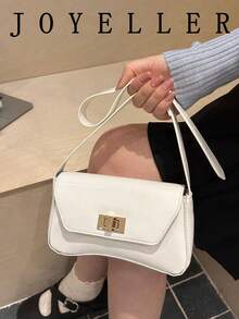 優雅洗鍊多功能女款通勤包,2026新款單肩手提包 - 白色 - 查看 2