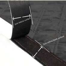 Winter Window Draft Solution! Thickened Aluminum Foil Zipper Thermal Curtain, Left-Opening Design No Need To Remove When Opening Window, Lock Temperature And Resist Cold All Winter - Silver Curtain With Black Trim, Left-opening Zipper - View 6