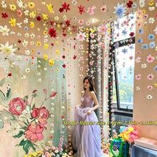 40件/組懸掛花卉花環DIY天花板花卉裝飾套件 DIY花卉窗簾材料 人造花吊飾裝飾 漂浮花牆掛飾 攝影背景設計 適用於婚禮、生日、房間裝飾、禮物、畢業典禮 - 彩色 - 查看 4