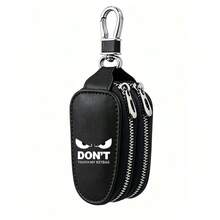 Personalized Creative"Don't Touch My Keybag"Increased Capacity Double-Layerplain Key Bag2D Printingdual Zippermultifunctionalkeystorage Bag,Men's Gift - Multicolor - View 16