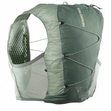 حقيبة ظهر Salomon Active Skin 8 بدون زجاجات - خضراء للجنسين - أخضر - مشاهدة 1