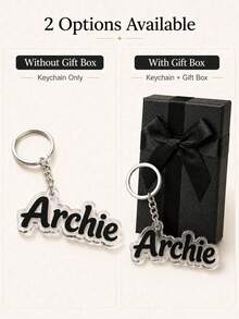 Custom Acrylic Name Keychain, Personalized Letter Pendant, Cute Backpack Accessory, Custom Keychain, Christmas Gift - Multicolor - View 7