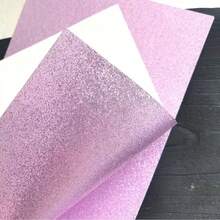 14 Sheets Glitter Pink Cardstock - With Shiny Surface Treatment, 250 GSM Heavyweight Paper, Suitable For Handmade Crafts, Scrapbooking, Card Making And Party Decoration | Compatible With Cutting Machines, Non-Fading Glitter Paper - 14 Glitter Pink Cardstock Sheets - View 12