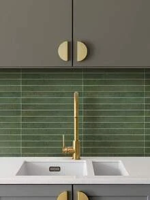 1/10/20pcs 3D Straight Line Backsplash Tiles, Peel And Stick Tile Stickers, Self-Adhesive Wall Stickers For Kitchen Bathroom Home Decor - Wall Stickers - View 5