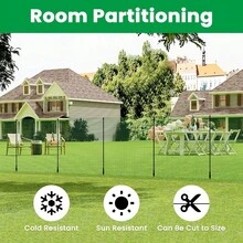 Tissu de clôture et filet d'ombrage - Vert - Voir 8