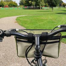 Green Nylon Multi-Function Bicycle Handlebar Bag, Bicycle Handlebar Bag With Shoulder Strap For Urban Commuters, Cycling Enthusiasts - Green - View 1