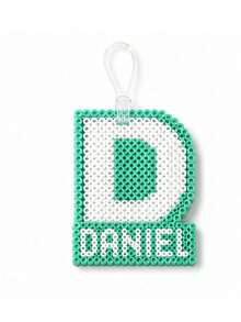 Ayotu Customized Personalized Letter Luggage Tags & Backpack Charms Keychains - Pixel Beads Style Luggage Identification Tags, Fuse Beads Travel Identification Tags, Includes Customized Letters & Lanyards, Pixel Style Art, Pet Identification Tags, Travel Essentials, Travel Storage Bag Accessories, Customizable Luggage/Backpack Decorations, Suitable For Men & Women Travel Use, Great Choice For Graduation Travel Gifts - Multicolor - View 12