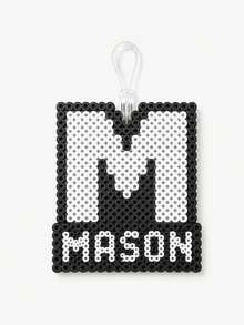 Ayotu Customized Personalized Letter Luggage Tags & Backpack Charms Keychains - Pixel Beads Style Luggage Identification Tags, Fuse Beads Travel Identification Tags, Includes Customized Letters & Lanyards, Pixel Style Art, Pet Identification Tags, Travel Essentials, Travel Storage Bag Accessories, Customizable Luggage/Backpack Decorations, Suitable For Men & Women Travel Use, Great Choice For Graduation Travel Gifts - Multicolor - View 24