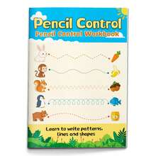 Pencil Control Tracing Notebook, Learning Patterns Lines And Shapes, Pre-Writing Handwriting Practice, Fine Motor Skills Activity Pages, Suitable For Early Learning Exercises At Home And In Classroom - Pencil Control Tracing - View 3