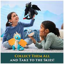 Spin Master DreamWorks How To Train Your Dragon Deadly Nadder/Gronckle 8-Inch Plush Dragon Doll, Boys Children's Doll - Multicolor - View 7