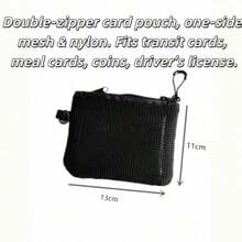 1pc New Korean Style Double Zipper Pencil Case, Minimalist Large Capacity Pen & Ruler Storage Bag, Multi-Layer Student Stationery Box For Middle & High School, Thick Wear-Resistant Fabric, Scratch-Resistant & Dirt-Resistant, Double Layer & Double Compartment Independent Partition, Smooth & Secure Zipper, Expanded Design With Strong Storage Capacity, Sturdy Shape, Lightweight & Portable, Japanese Minimalist Campus Style, Korean Fresh Artistic Style, American Casual Versatile Style - A - View 9