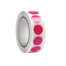 1000pcs/Roll Colorful Small Round Dot Labels 13MM Round Color Coding Labels Multi-Color Options (Red, Black, Orange, Green, Blue, Purple, Yellow, White, Etc.) Solid Color No Pattern Multi-Function Suitable For Color Classification Marking Stickers, Office Index Round Dot Stickers, Handmade DIY Round Dot Stickers, Storage Classification Round Dot Labels, Etc. - Multicolor - View 11