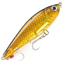 HENGJIA 1pc 9.7CM-17.7G Sinking Pencil Lure, Nearshore Jerkbait Realistic Bait For Saltwater Trout And Carp Fishing Gear - Multicolor - View 7