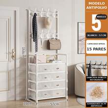Shoe Storage Set - White - View 1
