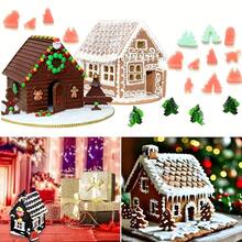 1pc Silicone Gingerbread House Baking Mold - Versatile Dessert Tray For Chocolate Cakes, ,Perfect For Holiday Candy, DIY Birthday Treats, And Gift Decorations - Multicolor - View 12