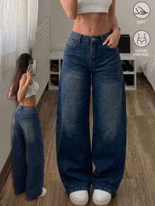 Women Jeans - Deep Blue - View 1