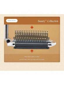 Foldable Electroplated Silver Comb - Shiny Compact Hair Brush With Built-In Small Mirror, Portable Pocket-Sized Styling Tool For Travel & Daily Use - Upgraded Version - View 6