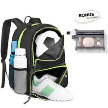 Football Backpack Set Unisex With Shoe Compartment 30L Large Capacity Lightweight Breathable Boys Girls Volleyball Sports Gear Bag Suitable For Basketball Bag Travel School Gym - Multicolor - View 18