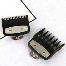 5/4/3/2/1pc Random Styles Adjustable Black Hair Clipper Comb Guard, Rat-Tail Comb, Suitable For Trimming Length, Professional Barber Home Salon Haircutting Accessories - Multicolor - View 7