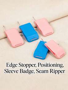 1/2pcs Magnetic Seam Guide Featuring An Accurate Graduated Scale, Standardized Edge Guard, Positioning And Pressing Line Removal, Designed For Various Edge Guiding Tasks In Both Home And Industrial Sewing Machines - Multicolor - View 8