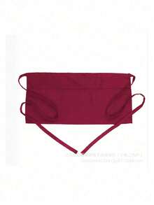 1pc Black Waist Apron, Suitable For Waiter/Waitress, With 3 Pockets, Suitable For Home, Life, Household Cleaning Waiter/Waitress Apron, Protective Clothing - Multicolor - View 15