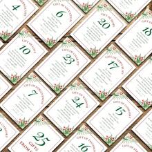 25pcs Christmas Scripture Advent Calendar Cards, Christian Christmas Countdown Bible Verse Cards, 25 Days Of Christmas Advent Scripture Cards - Holiday Gifts For Friends And Family - A - View 2
