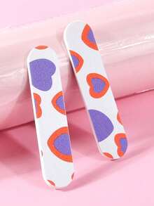 50pcs Mini Double-Sided Durable Portable Nail Files, Suitable For Manicure And Pedicure, Colorful Compact Design, Suitable For Natural And Artificial Nails - Multicolor - View 8