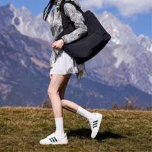 Adidas Ultra-Lightweight, Soft-Soled, Breathable Mesh Cushioning Men's Wear-Resistant Running Shoes - White/Grayish Brown/Blue-green - View 7