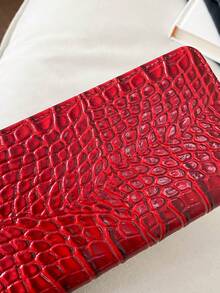 Ladies' Long Folding Wallet, Multi-Slot Card Bag, European And American Retro Fashion Multi-Functional Large-Capacity Spliced Hand-Held Bag Wallet - Multicolor - View 5