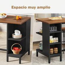 Storage Islands & Carts - Black - View 8