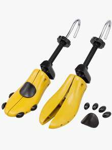 1pc Adjustable Shoe Stretcher For Men And Women, Expandable Width, Anti-Wrinkle, Universal - Yellow - View 7
