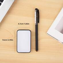 1pc Rechargeable Phone Fill Light With Detachable Clip, White/Warm/Natural Light Adjustable, Multiple Brightness Levels, Suitable For Photography, Video, Makeup And Other Lighting Scenes - A - View 7