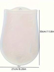 1pc Silicone Dough Kneading Bag, Reusable - Premium Silicone Dough Kneading Bag, Multi-Functional Dough Kneading Bag, Suitable For Bread, Pastries And Pizza, Easy To Clean And Store Cooking Tool Bag, Essential Kitchen Gadget - White Large - View 3