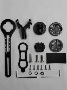 1pc Road Bike Integrated Handlebar Aluminum Alloy Extension Mount, Bike Computer & Light Bracket, Action Camera Base, Bicycle Accessory - Multicolor - View 9