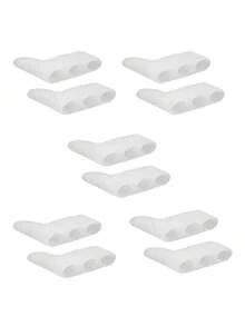 2pcs Toe Separators For 3rd To 5th Toes, Flexible Foot Support Tool, Suitable For Yoga, Running And Daily Use - A - View 4