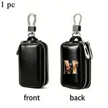 Double Layered Enlarged Capacity26 Letter Key Bag Men's PUkeystorage Bag Keychain Keychain,A Gift Full Of Love,Fun Gift,Men's Gift,Gift For Loved Ones - Multicolor - View 32