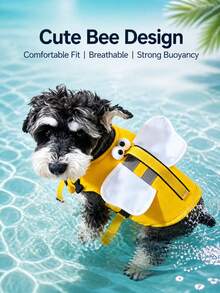 New Dog Swim Vest, Pet Pool Summer Outdoor Swim Suit With Head Lift Function Anti-Choking, Suitable For Small And Medium Dogs And Cats - Multicolor - View 4