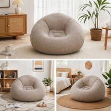 1pcs Bean Bag Chair, Lazy Sofa Chair, Living Room Bedroom, Single Person Leisure Sofa, Home Tatami Comfortable Chair, Portable Home Furniture - Multicolor - View 5